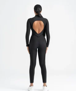 Corset Sırt Dekolteli Catsuit Tulum