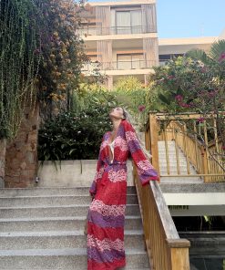 Berry Sunset Kimono